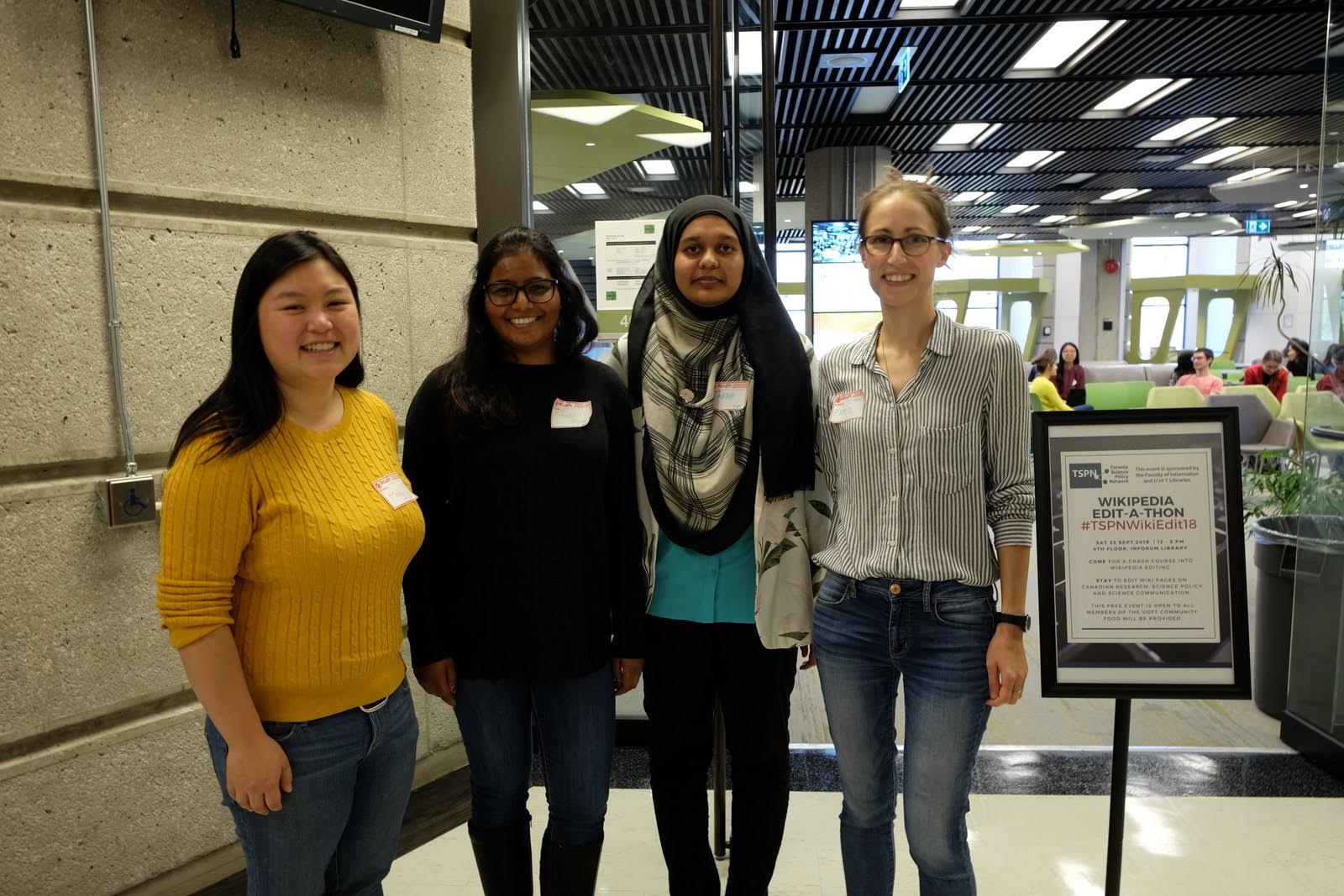 The TSPN Executives at the very first TSPN event, Wiki-Edit-A-Thon.